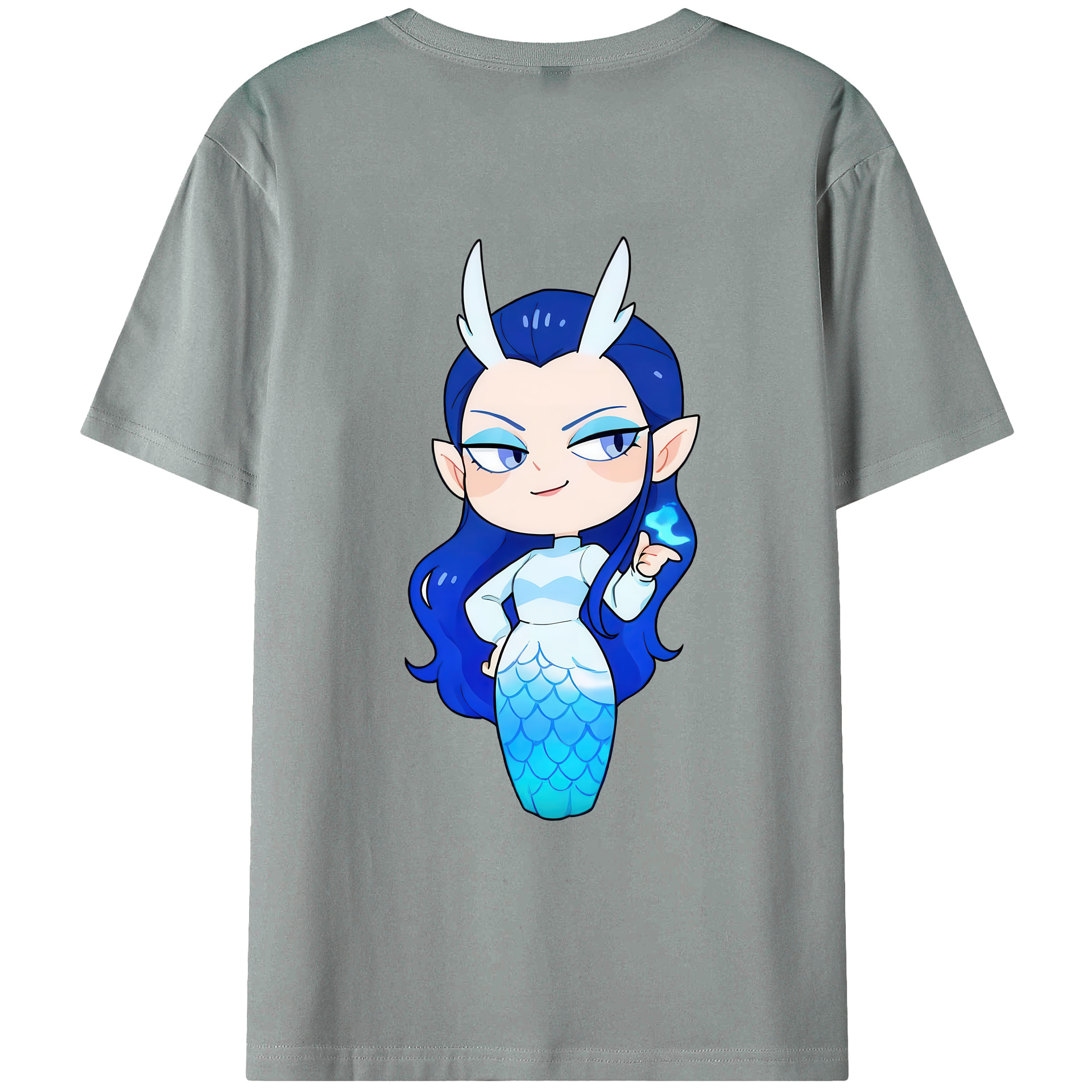 （画像用） Ne Zha 2 ナタ 魔童の大暴れ 綿100％ メンズ半袖Tシャツ（バックプリント） 通気性